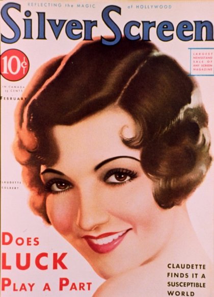 claudettecolbert Claudette Colbert, unknown artist