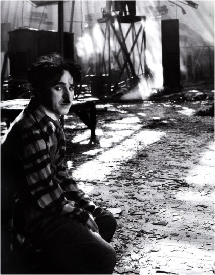 A devastated Chaplin after a fire destroyed The Circus set. A laboratory error would later destroy key prints to the film. It is indeed a wonder the film was ever made at all.